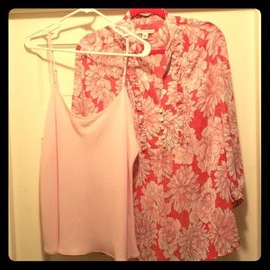 Banana Republic shirt and tank top